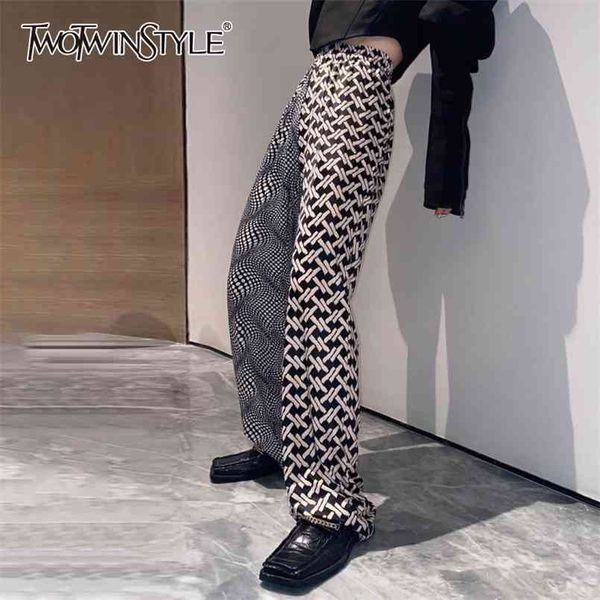 casual hit color patchwork pant for women high waist full length straight pants females spring fashion stylish 210521, Black;white
casual hit color patchwork pant for women high waist full length straight pants females spring fashion stylish 210521, Black;white