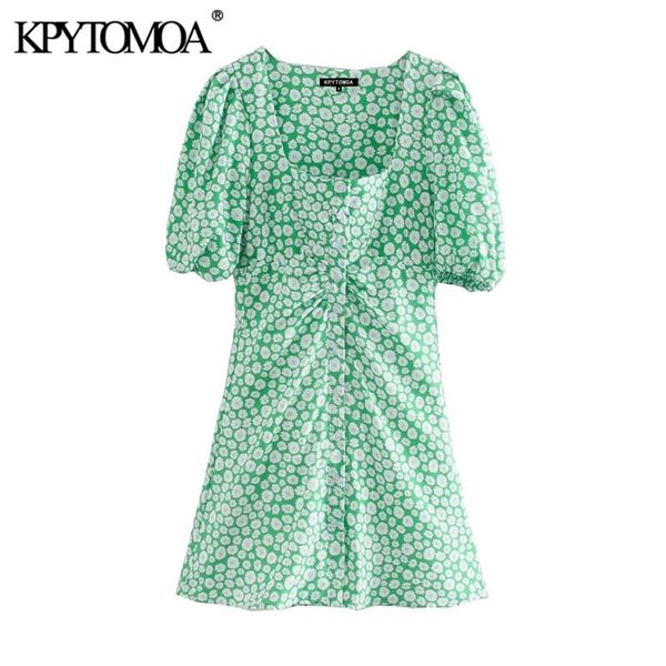 women chic fashion floral print button-up mini dress vintage v neck puff sleeve female dresses vestidos mujer 210420, Black;gray
women chic fashion floral print button-up mini dress vintage v neck puff sleeve female dresses vestidos mujer 210420, Black;gray