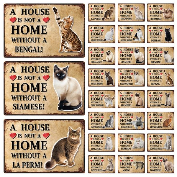 pets cat bombay siamese burmese birman abyssinian metal sign home decor bar wall art painting 20*30 cm size dy147
pets cat bombay siamese burmese birman abyssinian metal sign home decor bar wall art painting 20*30 cm size dy147
