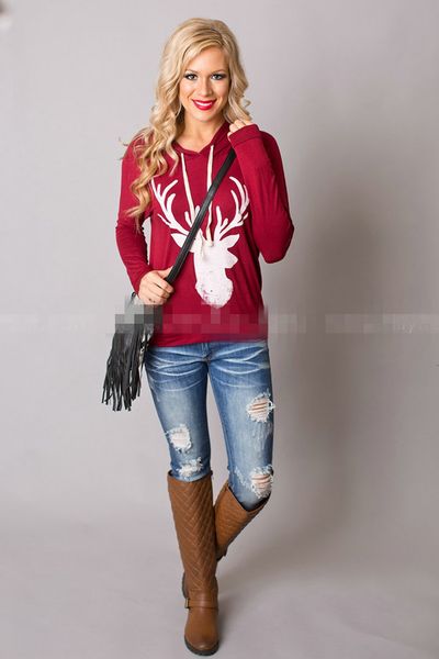 hoodies & sweatshirts women's new style long sleeved t-shirt deer printed womens hooded sweater auntumn spring and winter, Black
hoodies & sweatshirts women's new style long sleeved t-shirt deer printed womens hooded sweater auntumn spring and winter, Black