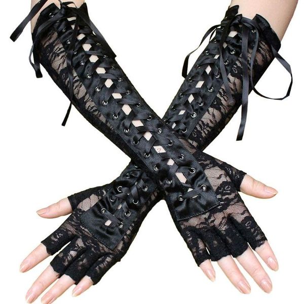 five fingers gloves women lace long winter elbow length half-finger ribbon fingerless fishnet mesh etiquette party goth, Blue;gray
five fingers gloves women lace long winter elbow length half-finger ribbon fingerless fishnet mesh etiquette party goth, Blue;gray