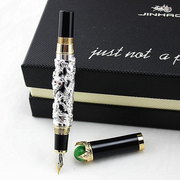 luxury vintage dragon fountain pen 0.5mm nib ink pens jinhao writing office supplies gift
luxury vintage dragon fountain pen 0.5mm nib ink pens jinhao writing office supplies gift