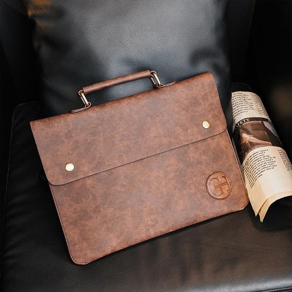 briefcases 2021 luxury designer men vintage leather handbag casual men's bag solid portable file tote male business office
briefcases 2021 luxury designer men vintage leather handbag casual men's bag solid portable file tote male business office