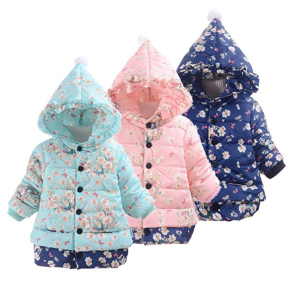 floral hooded girls down jacket fleece children outerwear long winter girl clothes thick coats outfit fashion overcoat 2-4y 210413, White
floral hooded girls down jacket fleece children outerwear long winter girl clothes thick coats outfit fashion overcoat 2-4y 210413, White