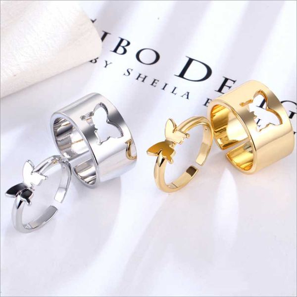 wedding rings fashion creative hollow personality butterfly ring ladies men couple set friendship engagement jewelry, Slivery;golden
wedding rings fashion creative hollow personality butterfly ring ladies men couple set friendship engagement jewelry, Slivery;golden