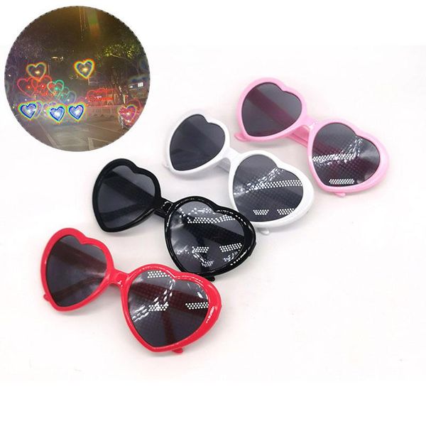 fashion sunglasses frames love heart shaped effects glasses watch the lights change to shape at night diffraction women, Black
fashion sunglasses frames love heart shaped effects glasses watch the lights change to shape at night diffraction women, Black