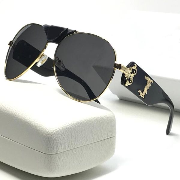 sunglasses style women 2021 designer fashion retro men round outdoor uv400 sun glasses, White;black
sunglasses style women 2021 designer fashion retro men round outdoor uv400 sun glasses, White;black