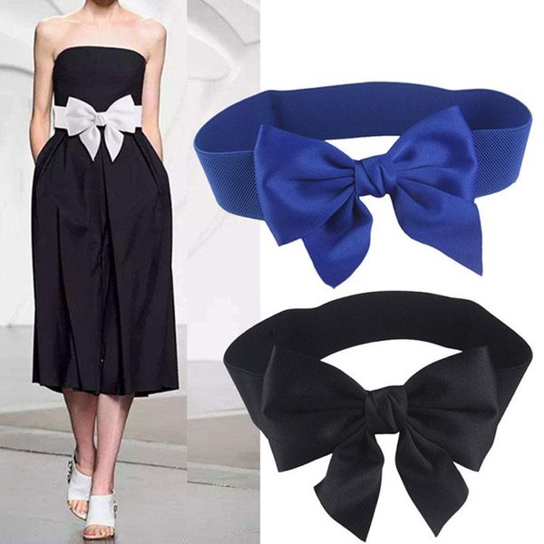 belts simple waist band accessories corset elastic waistband for dress women solid color wide korean belt with big bow, Black;brown
belts simple waist band accessories corset elastic waistband for dress women solid color wide korean belt with big bow, Black;brown
