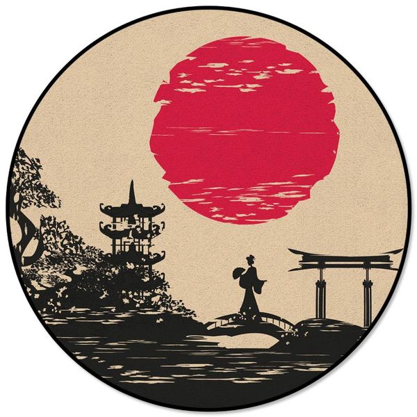 carpets japanese style silhouette carpet for living room children bed floor round home decor rugs soft mat
carpets japanese style silhouette carpet for living room children bed floor round home decor rugs soft mat