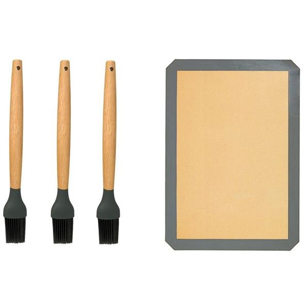 tools & accessories 1pcs reusable environmental protection silicone baking mat gray 30 x 20cm 3 pack basting brush,9.4 inch
tools & accessories 1pcs reusable environmental protection silicone baking mat gray 30 x 20cm 3 pack basting brush,9.4 inch