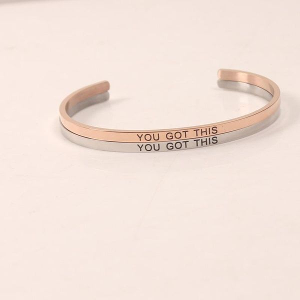 bangle you got this stainless steel carved positive inspriation bangles 3.2mm quotes open cuff mantra bracelets men women gift, Black
bangle you got this stainless steel carved positive inspriation bangles 3.2mm quotes open cuff mantra bracelets men women gift, Black