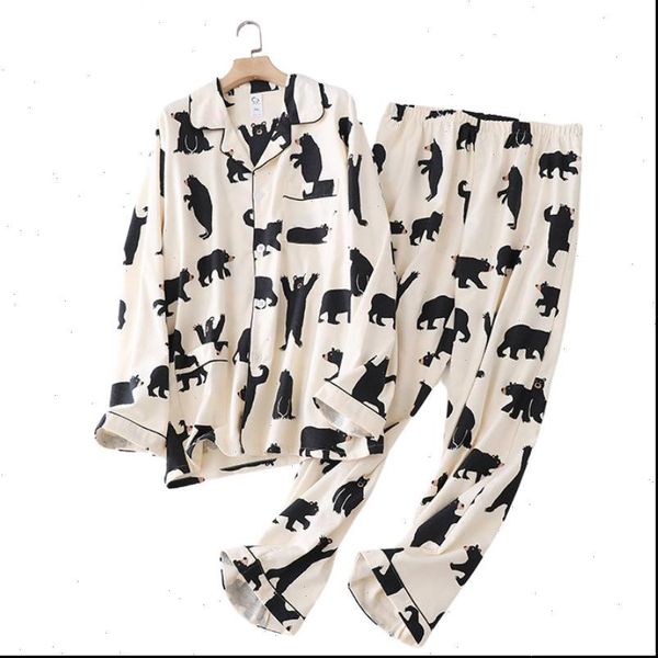 cute white bear 100% women sleepwear brushed cotton pajama sets autumn casual fashion two piece set loungewear nightwear, Black;red
cute white bear 100% women sleepwear brushed cotton pajama sets autumn casual fashion two piece set loungewear nightwear, Black;red