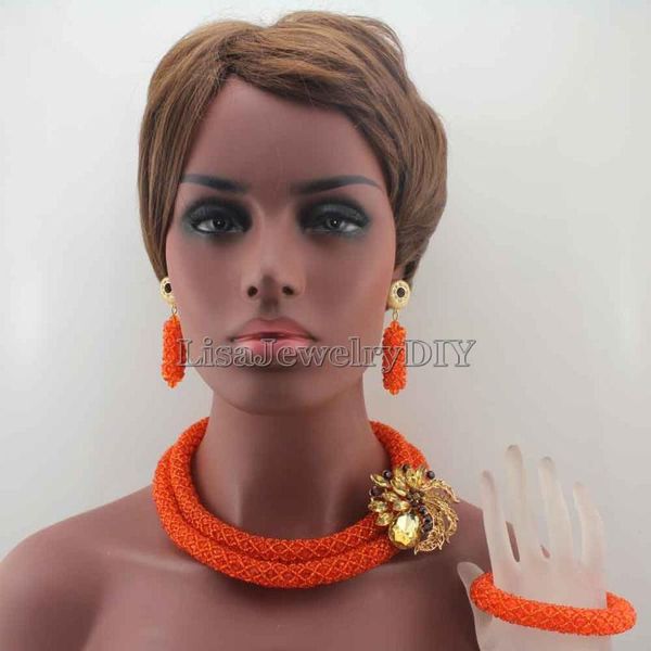 earrings & necklace orange african bride jewelry set nigerian wedding party beads statement 2021 woman gift hd7892, Silver
earrings & necklace orange african bride jewelry set nigerian wedding party beads statement 2021 woman gift hd7892, Silver