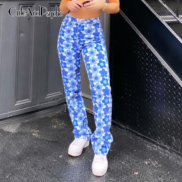 women's jeans floral print y2k denim streetwear harajuku vintage cargo pants casual high waist fashion straight trousers cuteandpsycho, Blue
women's jeans floral print y2k denim streetwear harajuku vintage cargo pants casual high waist fashion straight trousers cuteandpsycho, Blue