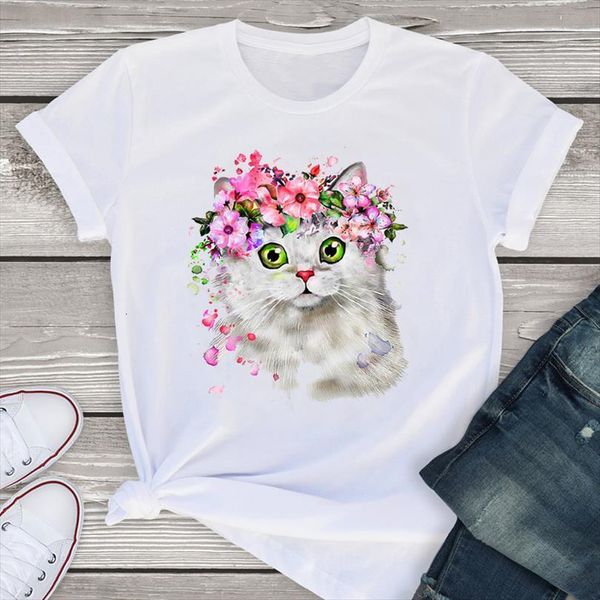 and women graphic mens t shirt short sleeve cartoon womens cat flower floral cute summer tees clothing female, White;black
and women graphic mens t shirt short sleeve cartoon womens cat flower floral cute summer tees clothing female, White;black