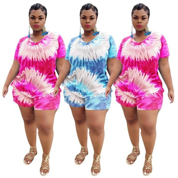 casual women floral printing big size two piece sets 2021 summer v-neck short sleeve t-shirts high waist biker shorts tracksuits women', Gray
casual women floral printing big size two piece sets 2021 summer v-neck short sleeve t-shirts high waist biker shorts tracksuits women', Gray