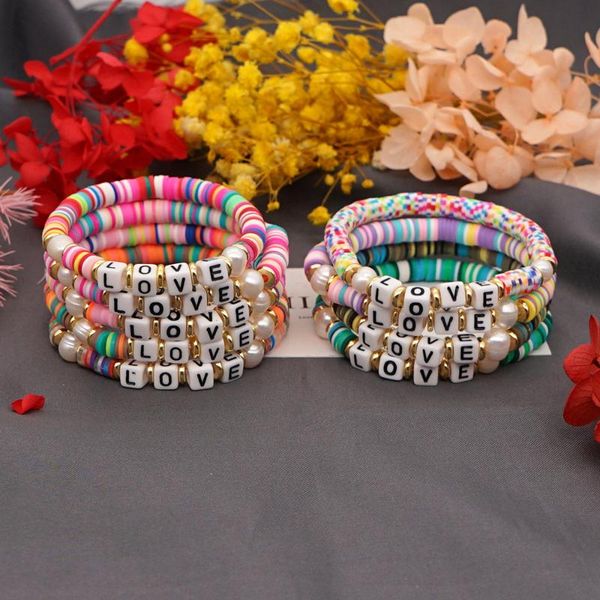 beaded, strands aomu 2021 fashion summer simple bohemian baroque natural pearl colorful soft pottery love letter beaded bracelet for women, Black
beaded, strands aomu 2021 fashion summer simple bohemian baroque natural pearl colorful soft pottery love letter beaded bracelet for women, Black