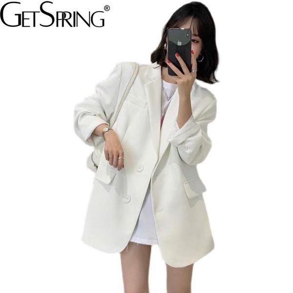 women's suits & blazers getspring women blazer pink white black casual and jackets all match loose womens long sleeve 2021
women's suits & blazers getspring women blazer pink white black casual and jackets all match loose womens long sleeve 2021