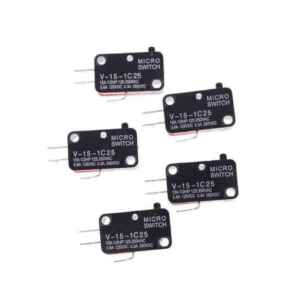 smart home control 5pcs/lot 250v 16a microwave oven door arcade cherry push button spdt 1 no nc micro switch v-15-1c25
smart home control 5pcs/lot 250v 16a microwave oven door arcade cherry push button spdt 1 no nc micro switch v-15-1c25