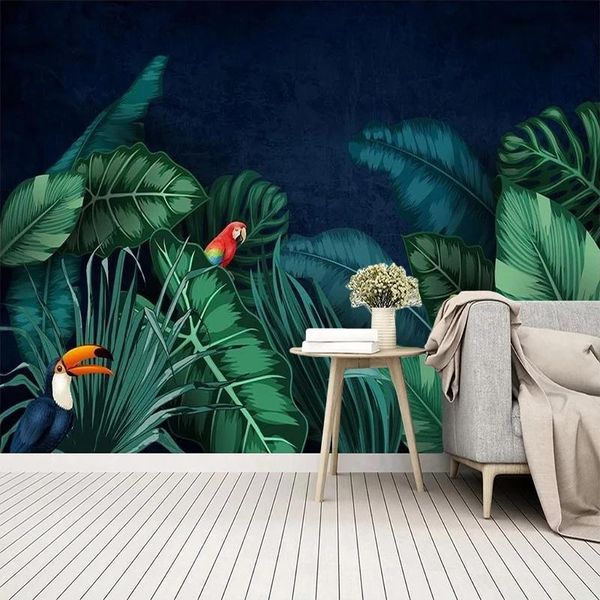 custom po 3d self adhesive wallpaper southeast asian tropical rainforest banana leaf parrot mural living room bedroom wall wallpapers
custom po 3d self adhesive wallpaper southeast asian tropical rainforest banana leaf parrot mural living room bedroom wall wallpapers