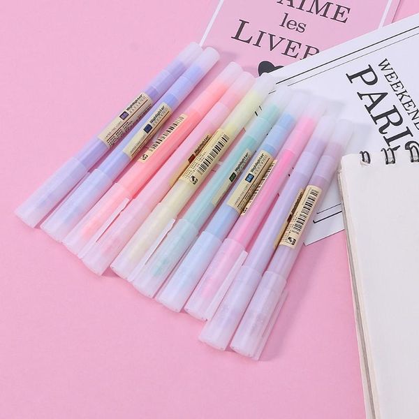 10pcs double headed fluorescent pen colored drawing painting highlighter art marker pens school office supplies highlighters, Black;red
10pcs double headed fluorescent pen colored drawing painting highlighter art marker pens school office supplies highlighters, Black;red