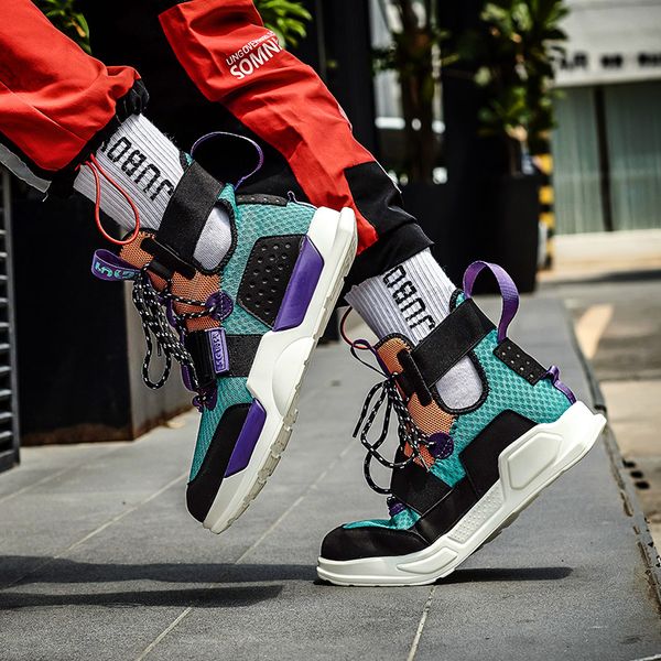 brand fashion colorful high men sneakers shoes for couples platform ankle strap hip-hop men shoes casual zapatillas hombre
brand fashion colorful high men sneakers shoes for couples platform ankle strap hip-hop men shoes casual zapatillas hombre