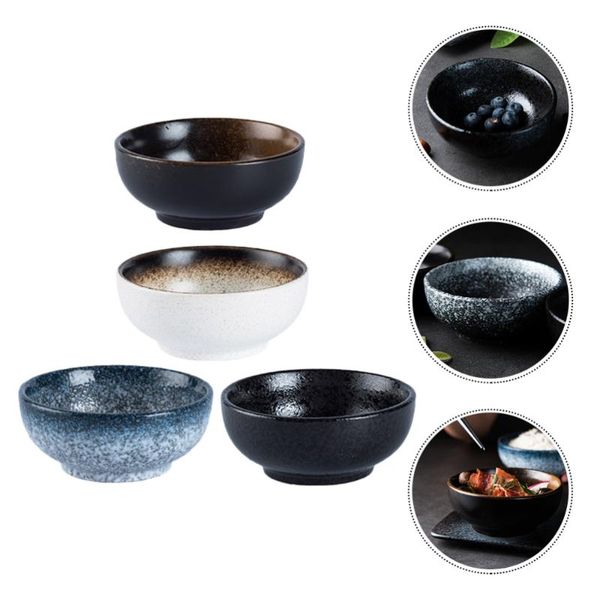 4pcs ceramic rice bowl classical container kitchen tableware random color bowls 
4pcs ceramic rice bowl classical container kitchen tableware random color bowls