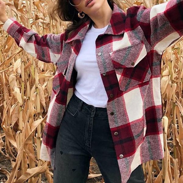 autumn winter green plaid jacket and coat fashion button long sleeve casual office warm outwear oversized ladies jackets women's, Black;brown
autumn winter green plaid jacket and coat fashion button long sleeve casual office warm outwear oversized ladies jackets women's, Black;brown