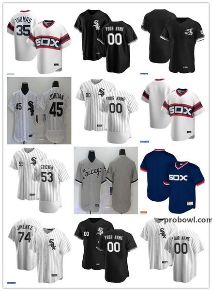 custom chicago white 74 eloy jimenez 53 jonathan stiever 35 frank thomas 45 michael mens womens youth baseball jersey blank white black, Blue;black
custom chicago white 74 eloy jimenez 53 jonathan stiever 35 frank thomas 45 michael mens womens youth baseball jersey blank white black, Blue;black