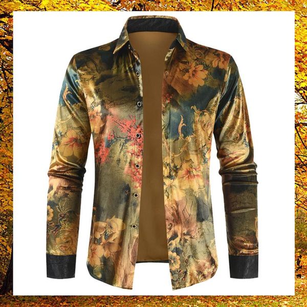 men's casual shirts fashion autumn men vintage flower print turn-down collar shirt ethnic loose long sleeve blouse 2021 spring, White;black
men's casual shirts fashion autumn men vintage flower print turn-down collar shirt ethnic loose long sleeve blouse 2021 spring, White;black