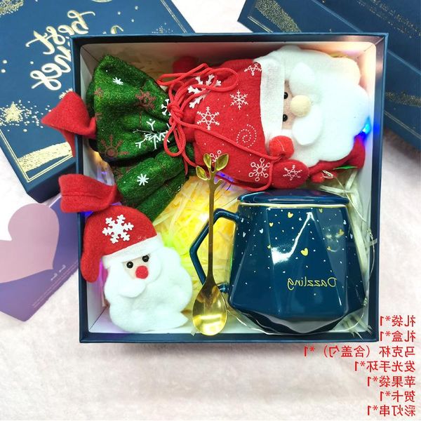 christmas decorations children's set creative gift luminous box with eve apple bag 
christmas decorations children's set creative gift luminous box with eve apple bag