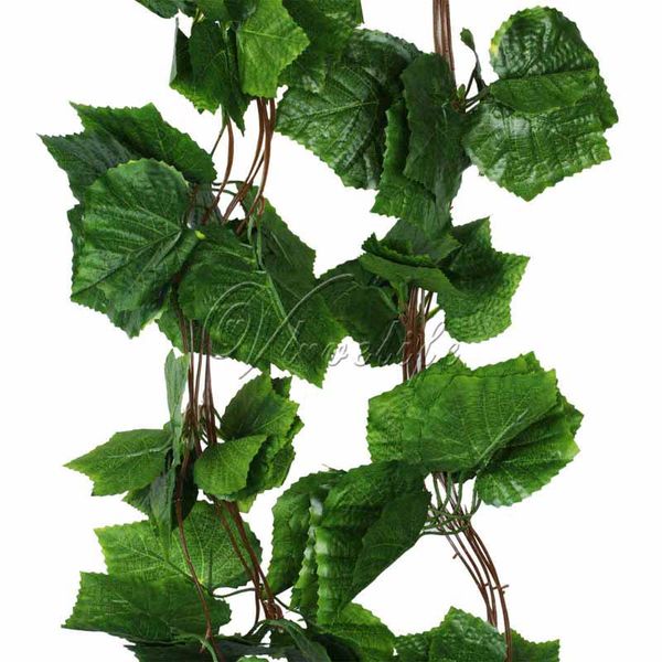 10pcs/lot artificial big leaf grape ivy leaf garland plants vine fake foliage flowers wedding home decorations 7.5 feet
10pcs/lot artificial big leaf grape ivy leaf garland plants vine fake foliage flowers wedding home decorations 7.5 feet