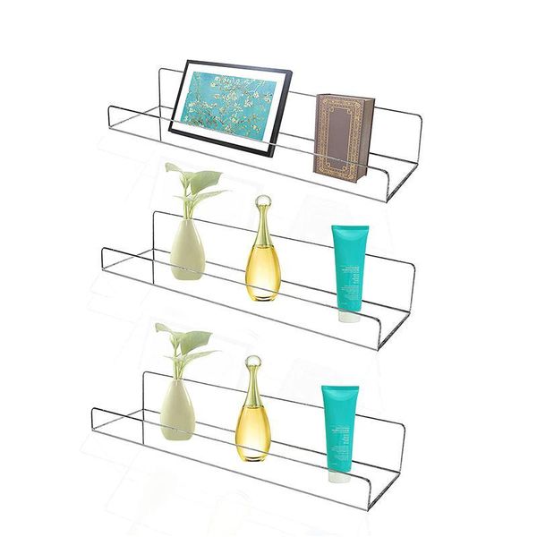 hooks & rails 4pcs acrylic wall shelf multifunctional clear wall-mounted rack hanging shelves space saving sundry organizer for bathroom
hooks & rails 4pcs acrylic wall shelf multifunctional clear wall-mounted rack hanging shelves space saving sundry organizer for bathroom