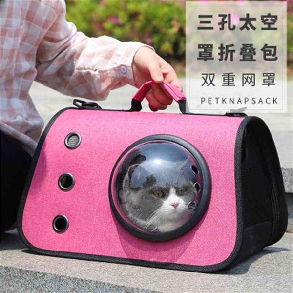 portable pet cat outdoor three hole breathable linen space cover foldable backpack shoulder bag
portable pet cat outdoor three hole breathable linen space cover foldable backpack shoulder bag