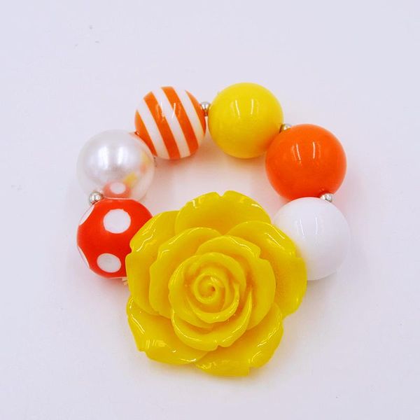 beaded, strands cute design kids bead bracelets yellow flower child girls chunky bubblgum beads bracelet elastic jewelry for baby gift 2pcs/, Black
beaded, strands cute design kids bead bracelets yellow flower child girls chunky bubblgum beads bracelet elastic jewelry for baby gift 2pcs/, Black