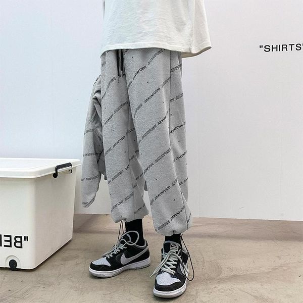 men's sport pants joggers comfortable casual drawstring for men streetwear loose male trouser trendy sweatpants, Black
men's sport pants joggers comfortable casual drawstring for men streetwear loose male trouser trendy sweatpants, Black