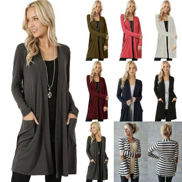 women's jackets womens long sleeve cardigan loose casual knitted coat warm jacket outwear, Black;brown
women's jackets womens long sleeve cardigan loose casual knitted coat warm jacket outwear, Black;brown