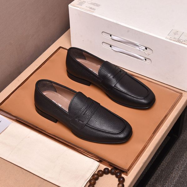 fashion men dress shoes genuine leather casual loafers gentlemen groom wedding brand designer oxfords footwear flats size 38-44, Black
fashion men dress shoes genuine leather casual loafers gentlemen groom wedding brand designer oxfords footwear flats size 38-44, Black