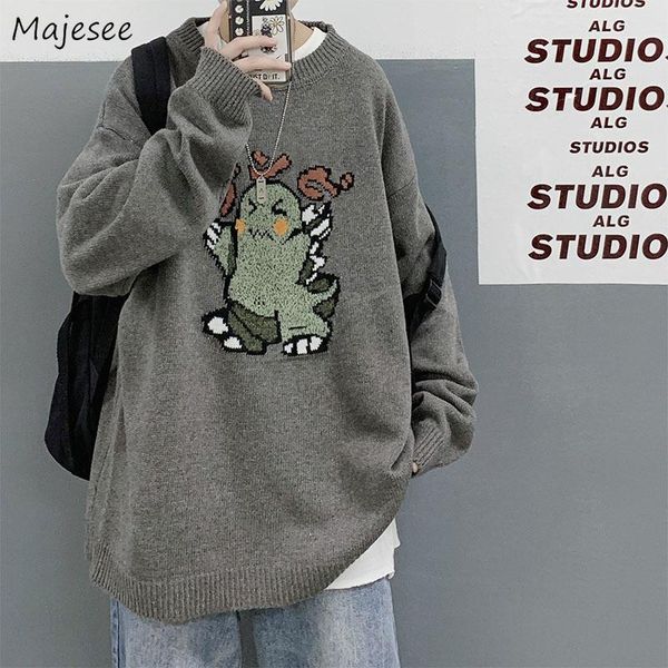 men's sweaters pullovers loose men long sleeve o-neck cartoon harajuku streetwear knitted sweater thickening warm casual teens korean, White;black
men's sweaters pullovers loose men long sleeve o-neck cartoon harajuku streetwear knitted sweater thickening warm casual teens korean, White;black