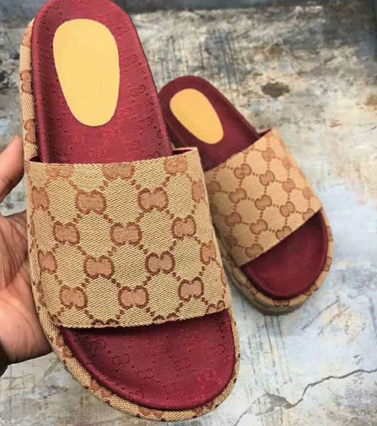 woman platform slippers embroidered cotton shoes letter canvas flat mules lady designer sandals, Black
woman platform slippers embroidered cotton shoes letter canvas flat mules lady designer sandals, Black