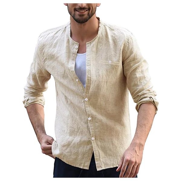 men's casual shirts cotton linen cardigan long sleeve 2021 autumn solid color collar vintage shirt fashion streetwear top, White;black
men's casual shirts cotton linen cardigan long sleeve 2021 autumn solid color collar vintage shirt fashion streetwear top, White;black