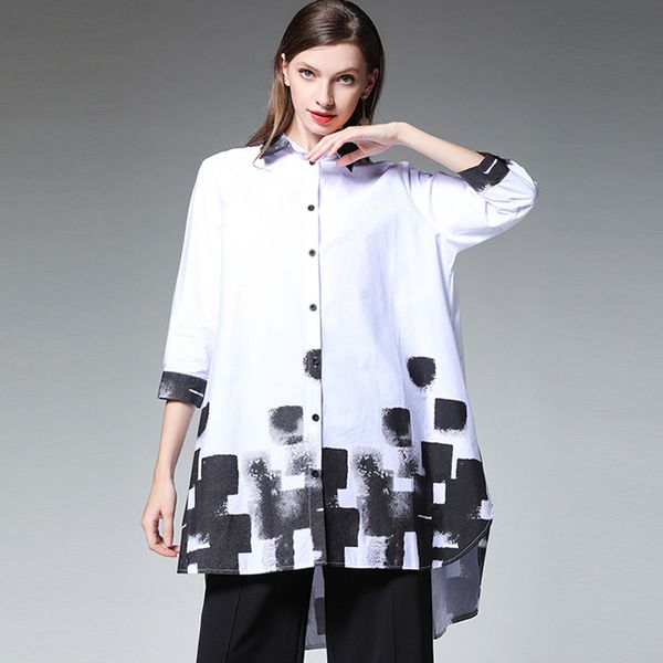 big yards dresses large women's 2021 spring and summer middle sleeve fashion medium length positioning printed shirt 7172
big yards dresses large women's 2021 spring and summer middle sleeve fashion medium length positioning printed shirt 7172