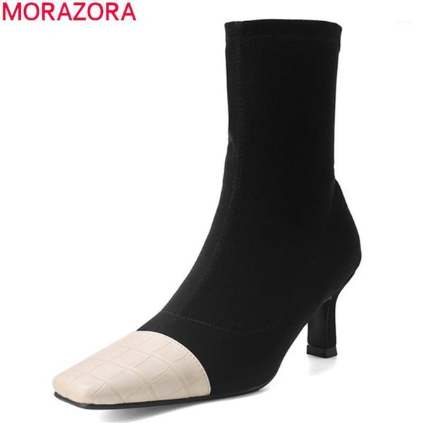 boots morazora 2021 women fashion heels square toe ladies shoes autumn winter mixed colors ankle1, Black
boots morazora 2021 women fashion heels square toe ladies shoes autumn winter mixed colors ankle1, Black