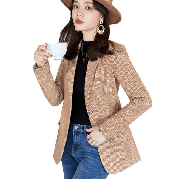 women's suits & blazers fashion woman ladies gray apricot blazer female autumn winter outwear casual single button jackets coat, White;black
women's suits & blazers fashion woman ladies gray apricot blazer female autumn winter outwear casual single button jackets coat, White;black