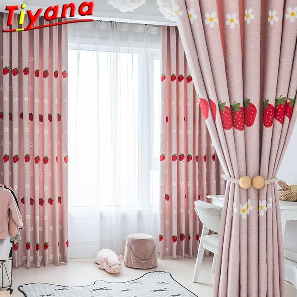 sweet strawberry embroidery curtains for living room children's pink blackout window drapes kid's girl's tulle bedroom*30 cur
sweet strawberry embroidery curtains for living room children's pink blackout window drapes kid's girl's tulle bedroom*30 cur