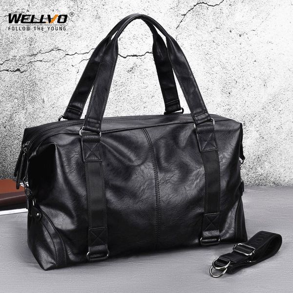 duffel bags men travel duffle black waterproof pu leather handbags shoulder bag for man tote large capacity designer weekend x67c
duffel bags men travel duffle black waterproof pu leather handbags shoulder bag for man tote large capacity designer weekend x67c