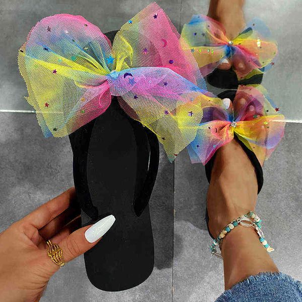 slippers women summer color bow sandals open toed platform flat shoes outdoor comfortable casual beach flip flops 220304, Black
slippers women summer color bow sandals open toed platform flat shoes outdoor comfortable casual beach flip flops 220304, Black