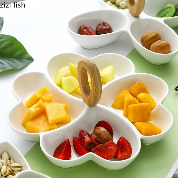 dishes & plates white ceramic household fruit plate, dessert dried heart divided candy plate
dishes & plates white ceramic household fruit plate, dessert dried heart divided candy plate