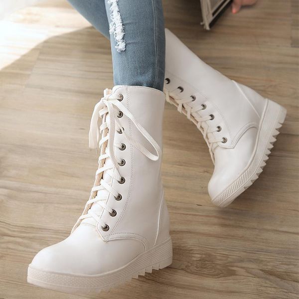 women's boots mid-boots white woman shoes high heels womens ankle booties women, Black