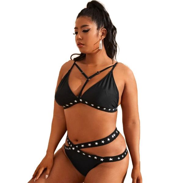 women's swimwear plus size high waist bikini crisscross bandage swimsuit women waisted bathing suit strappy biquini push up, White;black
women's swimwear plus size high waist bikini crisscross bandage swimsuit women waisted bathing suit strappy biquini push up, White;black